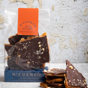 Tabletas toffee crocante bitter 125 grs.