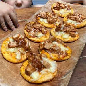 Pizzeta gringa bbq