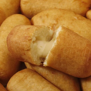 Papas rellenas de queso