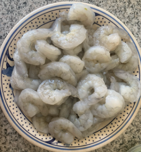 Camarones ecuatorianos crudos